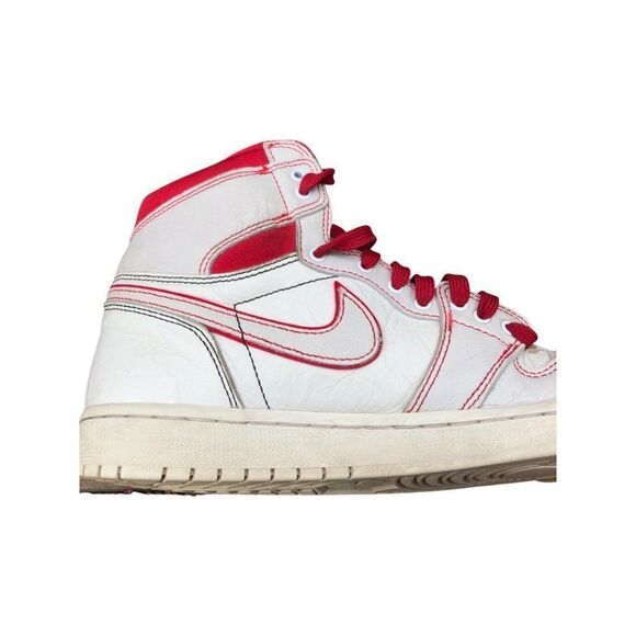 2018 Nike Air Jordan 1 Retro High OG Phantom Gym Red Size 9 - Picture 12 of 16